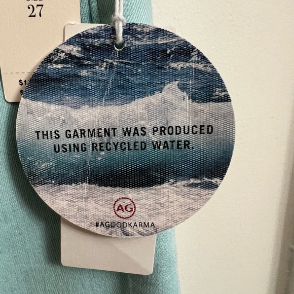 AG Adriano Goldschmied Women's Prima Mid-Rise Cigarette Leg Skinny Fit Crop Pant - Picture 8 of 17